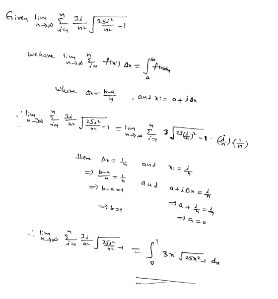 where su-b-a Given 254² -) Wehave lim frma) An finish 뿍 audai= ation lu 오코 he 25 기 =lim 3) -1. () () 야 쳐 there 스캐 가 १५ A= = 4