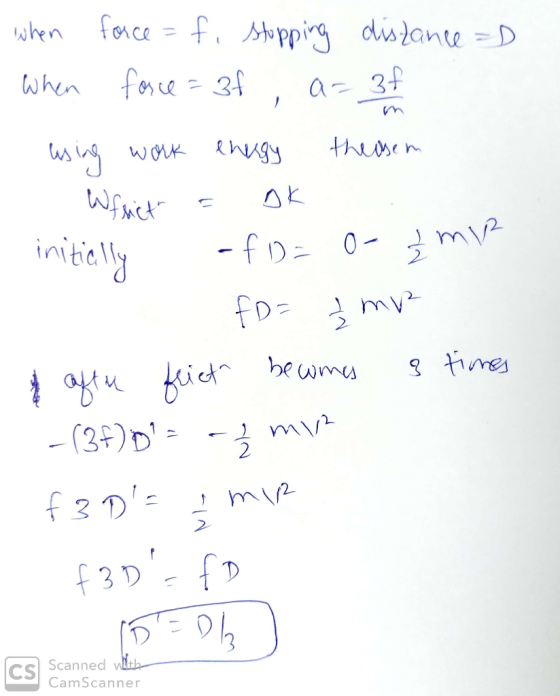 face = f. ppi when dislante D When fore 3 a 3P thesen Wrck AK initiely -fD 0- m fo my2 be wms mv 2 (3)D f3D m2 3D D Scanned