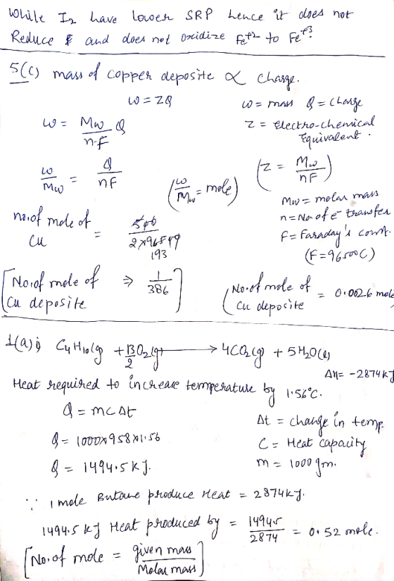 lole I have lovoeh SRP Lence t dues not Reduce f and does Z-lectho-chemical quivalene Ms luo LO Maio Cu No.of mele 。 206 An-