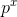 p^{x}