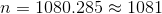 n- 1080.285 1081