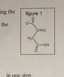 ing the figure 1 the C O H2C C-OH in one step.