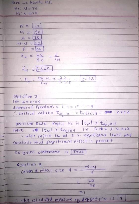 Here we have to test Hoi u=70 Hi el #70 n = 10 190 u = 701 M-4 =120 Fl2o1 6 20 B in BM = 20 Vio by - (6.325 M-u 11 t.. = M 2o