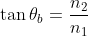 tan 0 =