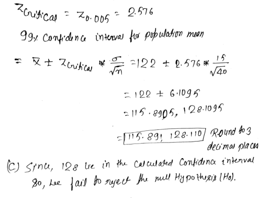 7cuitcal 2.576 99yContidina intenva f ppulahon mean 15 2122 .576 40 122 t 6.1og 28.1095 115 8905 128. 110 Round bo3 decmai pl
