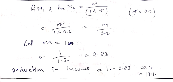 Pink & Pn Mr = (14) (4202) tem mill T +0.2 Let mai 002 c 0.83 I 12 reduction in income si-0.83 20.17 e 17 -