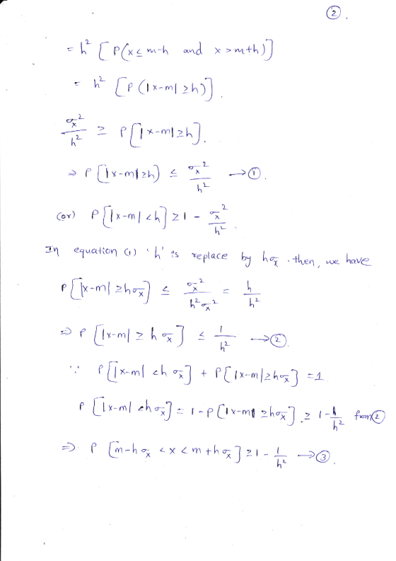 m-hand x > mth) 2 x-mizh) x-m h I equation G) hs replace by hthen, we have mh 2 eix-ml ch P-2h C-P-mt2he2 -4 from2 2 Pm-hx <m