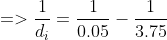 => 1 - 375 - 0.05 3.
