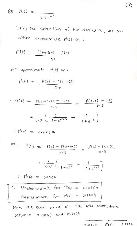 C PLt +et Usina he definition of the clenivctive we can either ppreximate pit aJ . PLt+Dt p(t OY appimaute plt fLt Plt PLt-