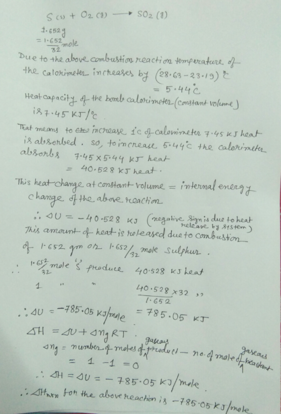 SO2 (1) . 652 32 u e to the above comb-ustiom reaction temperaturs ixal,&atuled . so, to im crease 5.44c the calorineta_ Thu