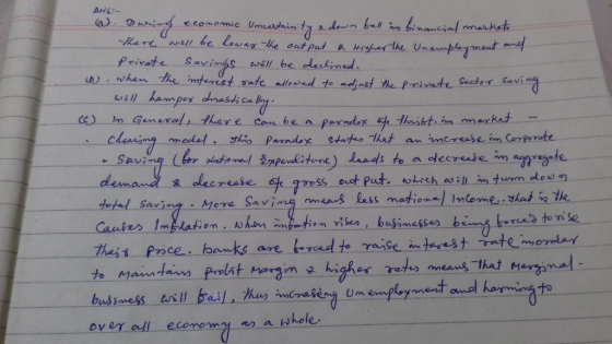 AH S:- when ku.mterust Tate edle and towhubl the Private Secteィ-Sev: o thritt.im markt Tess output, tolnch.asili-inturin dowの Saving More aving mens less matiomaIntome has in he mute rm creǐ서 t Pice. ban to Maumans to over o ecomomay er a whole