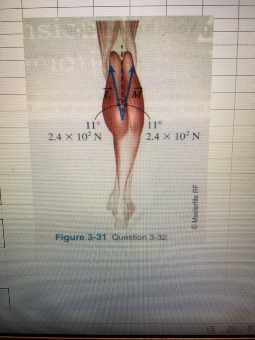 2.4 x 102N 2.4 X 102 N te Figure 3-31 Question 3-32