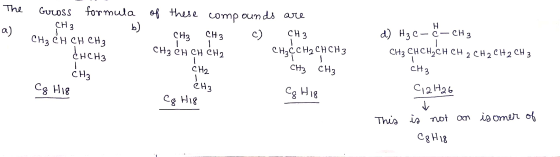 The сH 3 Н. а) Goross formula of these compounds are Б) СН3 сна ён сH CH3 CHCH3 сHCH3 сHз ен су сH2 снасc Н. сно. CH3 CH3 сH3
