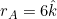 \small r_{A}=6\hat{k}