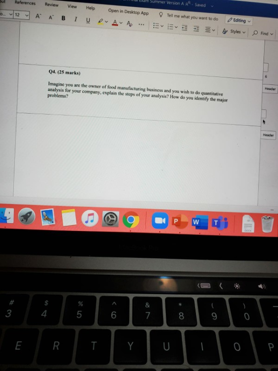 References Summer Version AR. Saved Review View Help Open in Desktop App 12 A Ă B I u Tell me what you want to do ON AVAO Edi