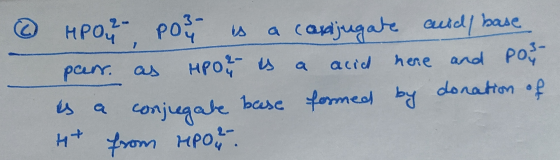 @ MPO PO3 is a conjugate aud/ base pears. as por is a acid here and post is a conjugake base formed by donation of Ht from re
