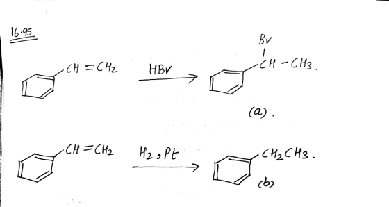 16%. -CH=CH2 HBV HBV CH – CHз. 7 | (@). -CH=CH2 H₂ opt . CH,CHз. cb)