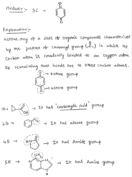 Moduary 362 Answer: 36 → Explanation; Ketone, any of a class of organic compounds characterized by the presence of carbony) g