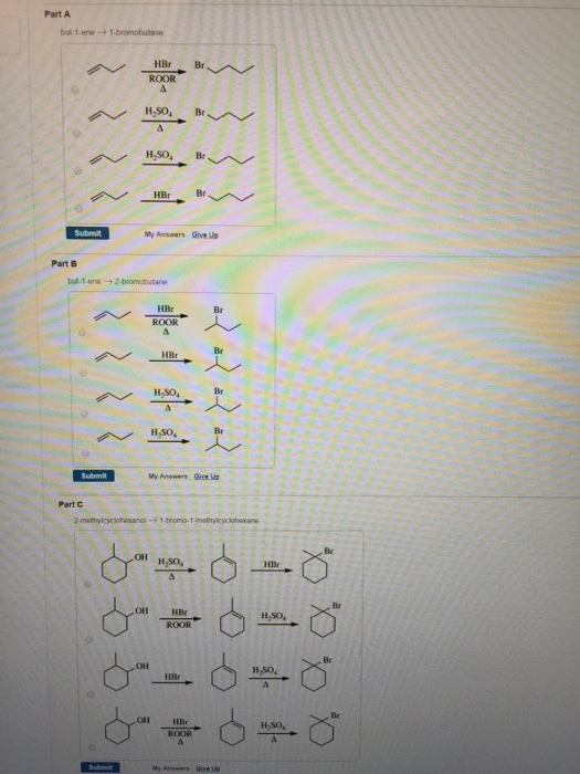 But-1-ene rightarrow 1-bromobutane but-1-ene righ
