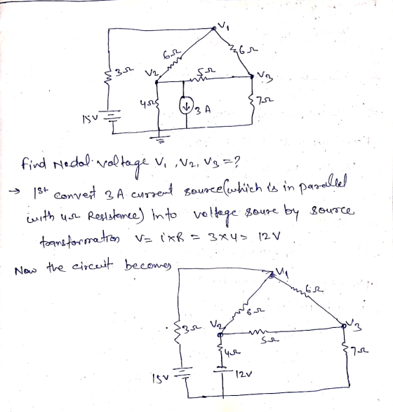 SR o § 3r 4525 Qon: 272 Isu F Tv TSA Vzi V3 ? find Nadal volt > 1st convent 3 A. Current soureelwhich is in parallel with yr