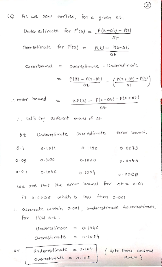 saw eosier, for As we given At Uneler estimute for f(2) P (2+0P2) for Plez) Over estimate Pl t P(2-ot) esrorbound Underesfim