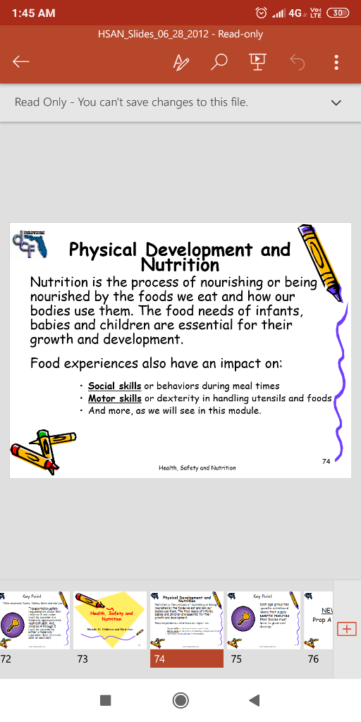1:45 AM HSAN_Slides_06_28_2012 - Read-only Read Only - You cant save changes to this file Physical Development and Nutrition