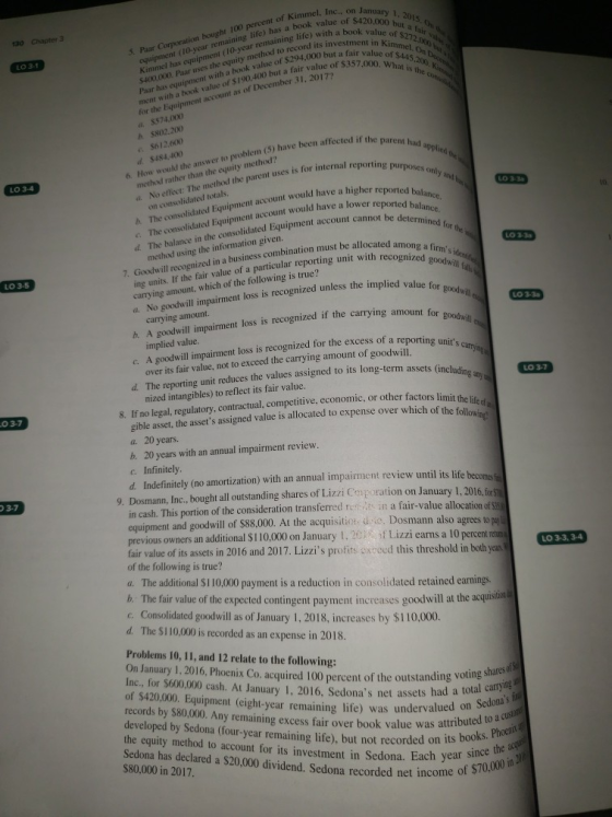 Inc.. on January 1, 2015 of 52125 oration bowemaining firemaining lif cht 100 peres has a book value of $420,000 bu915 aining