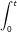 \int_{0}^{t}