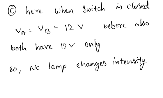 O here when Soitcdh closed MM C both have 12v only 80. No lamp changes intewny