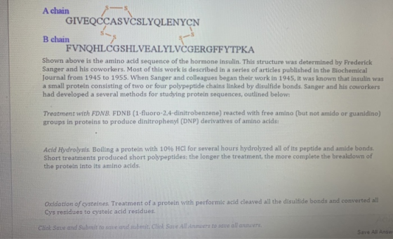 A chain GIVEQCCASVCSLYQLENYCN B chain FVNQHLCGSHLVEALYLVCGERGFFYTPKA Shown above is the amino acid sequence of the hormone in