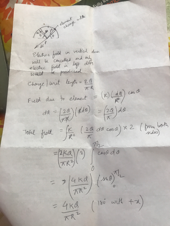 lly R de will le Cancelled ad Change )unit lent, 23 Field due to el met = (K)(AS) ias a Tolil