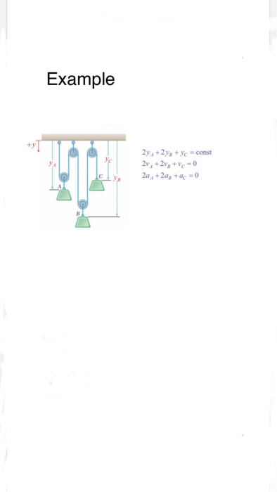 Example 2y+2y+yconst 2v,+2v+e0 2a+2a,+ac0