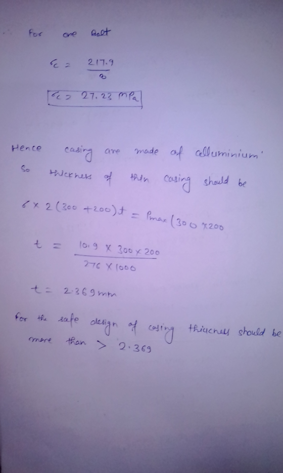 For one Gat 2217. caira are are made of cluminium ence 帆in casng shuld be man (300欠200 4 to9 X 30o 200 2269 or the zafe ole c
