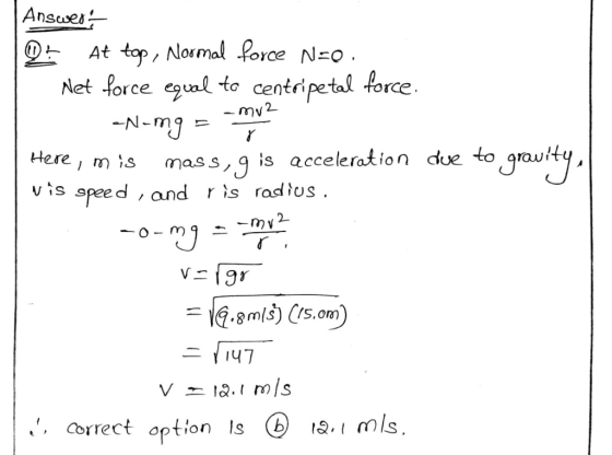 oom Net force egunl to centripet以hre -N-m9 - Here , m is mas s, q is acceleration de to graut vi s apeed and ris radius Vla.S