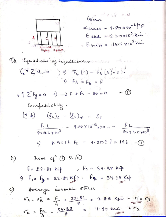 Givn d as 21. DID3K E Ateu A E i Y10 uahon FA Fe Compatelctcy fe L fL &y 24.o lD3 9.80 X 1D 20 L 3 4.31D 3 F 196 2- Fe =34.3