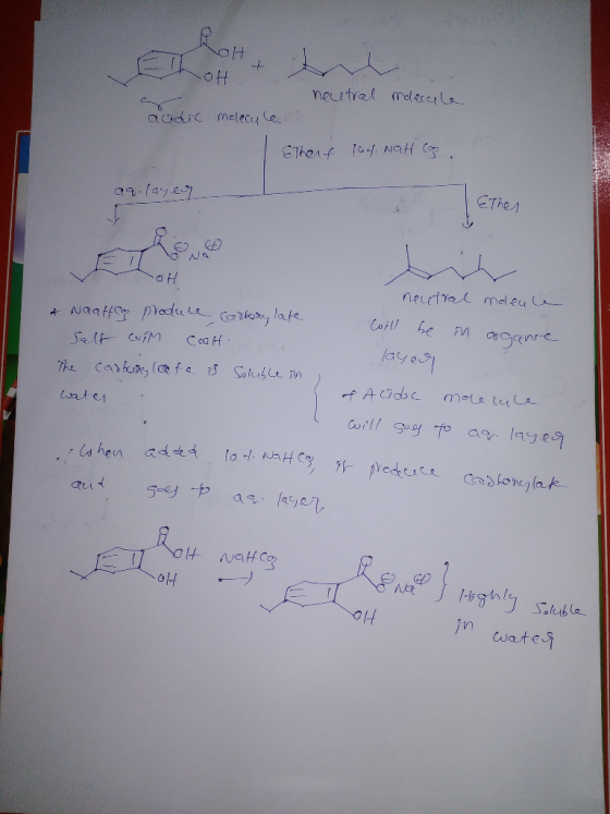 neutral decale audic Molecule Ethert 16es. Natt Casa aq layer Ether hot neutral moleule in & Naatteo produce carbon, late Sal