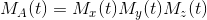 M_A(t) = M_x(t)M_y(t)M_z(t)