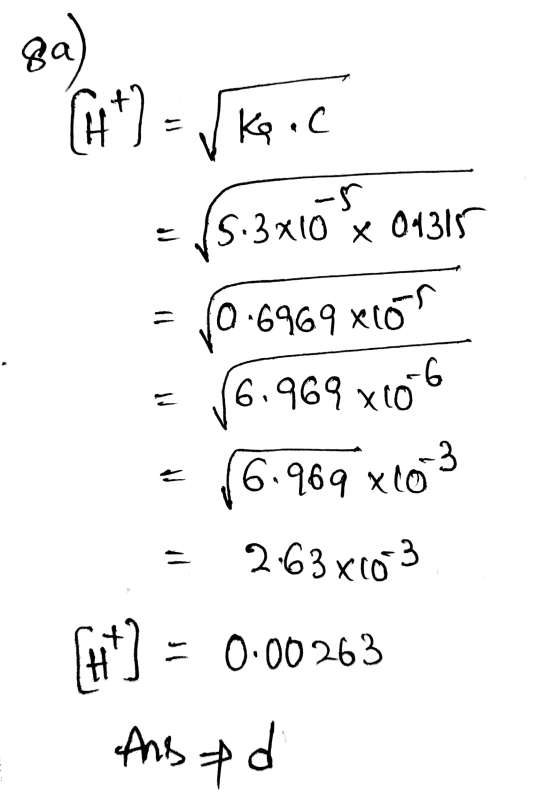 8a) () = VK.C = $5.3x105 & 04315 = √0.6969x105 = 56.969 x106 16.969x10-3 = 263x1013 [ut] = 0.00263 Ansed