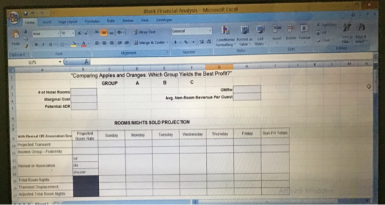 T Blank Financial Analysis Microsoft Excel Reniew Vaw Developer 10-1A General Paste Formatting- Table Style font Styles 675