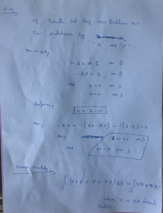 nille et Sa Thi nlem hs lulinn Sg ఎ end TTen we VE TO/- 4 = 2 -AV=2 and =0 epine u aw--Au-Av) = - (1-2)= 0 Thn cnd ల 1dల wtor
