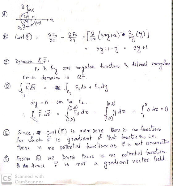 y 10.) Cat x 2.0) C37 Curl (ED afy Әх 1 © Domain of F: 34 [3 (sorgtz) Big Cry] 34+1-9 2y +1 regular function & defined everyw