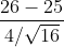 26 -25 4/V16