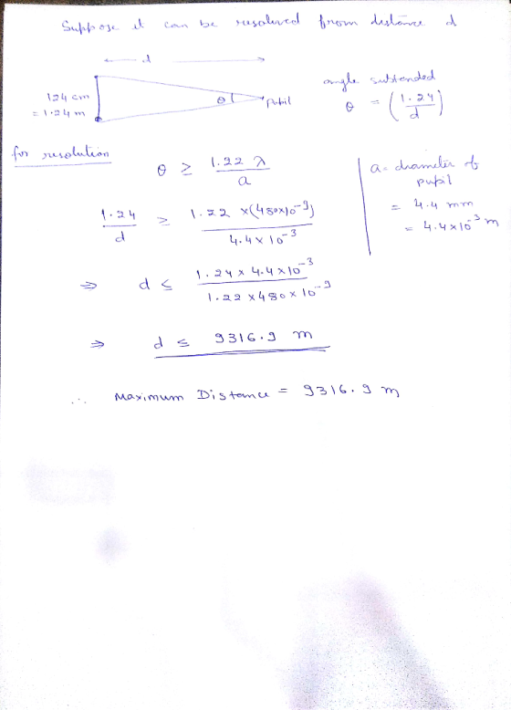 > 1.22 λ cl