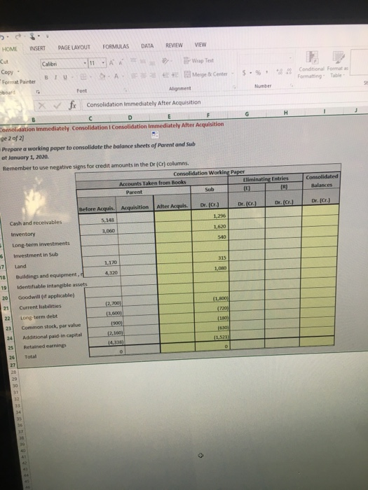 DATA PAGE LAYOUT FORMULAS REVIEW VIEW HOME INSERT Conditional Formats Formatting Table SH 1 Cut Calibri Copy BLUSA E Merge Ce