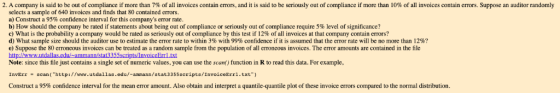 2. A company is said to be out of compliance i more an 7% of all invoces container ons and it is said to be serious out of om