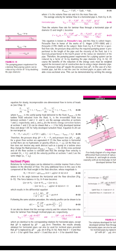 lp -VA-BUL DK Weara - V3 - Vogh - ghi (8251 where V is the volume flow rate and is the mass flow rate The average velocity fo