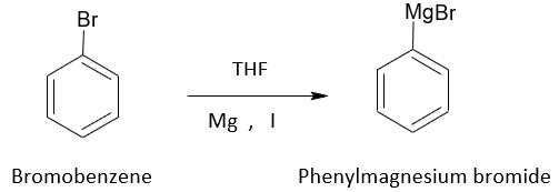 MgBr Br THF Mg, Bromobenzene Phenylmagnesium bromide