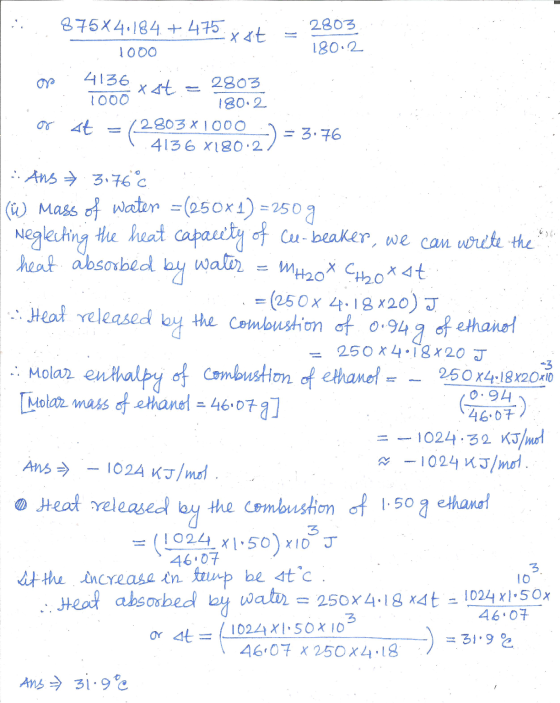 :: 875X4.184. + 475.vxt = 2803 180.2 1000 os. 4136 x t = 2803 : 1000 *42= . 180.2 or át = /2803 X 1000__-) = 3.76 4136 X180:2