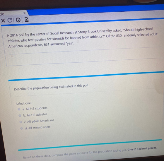 X dle XC 0 0 A 2014 poll by the center of Social Research at Stony Brook University asked, Should high-school athletes who t