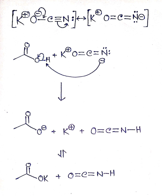 [Koeken}-{k®o=c=ije] Кон• Роге - за O® + K + O=C=N-H OK + 0=e=N-H